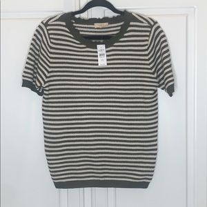 LOFT Striped Knit Top